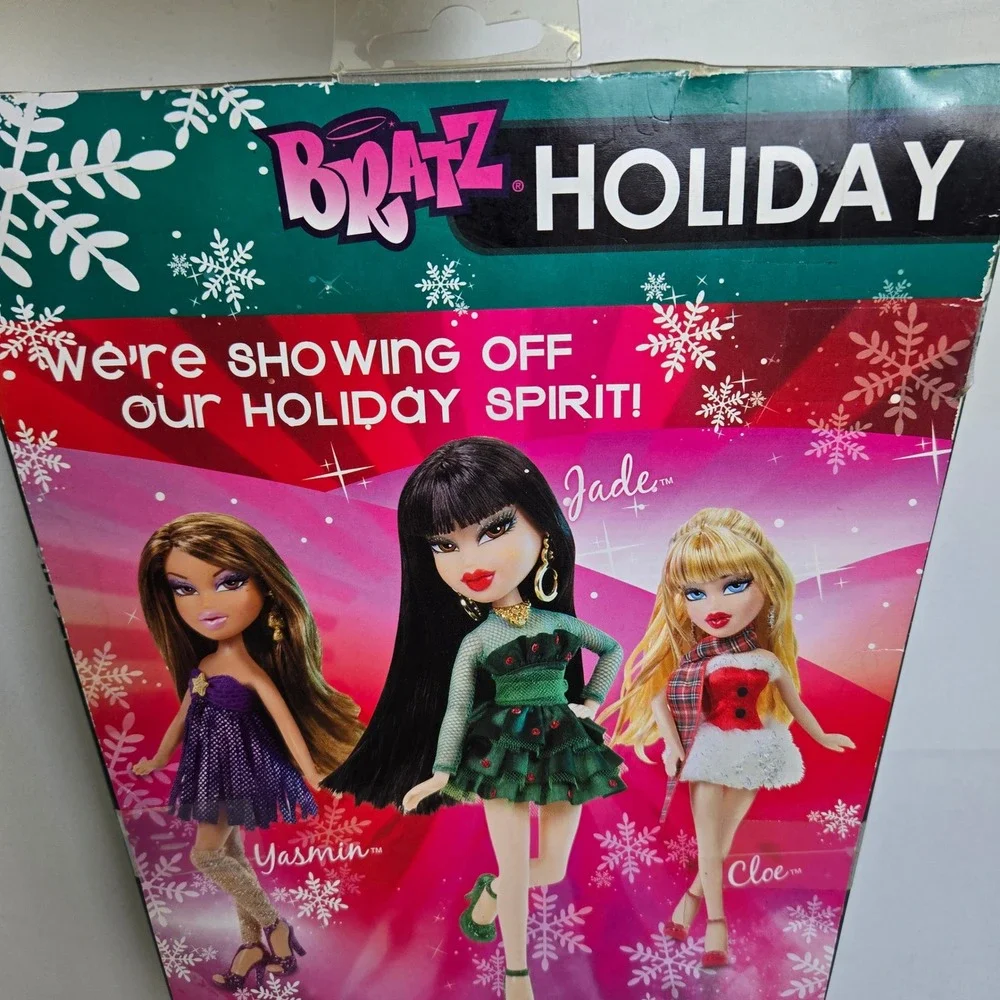 Bratz Holiday Jade Doll 515296 Collectible, New Open Box, Box‎ Damaged Taped